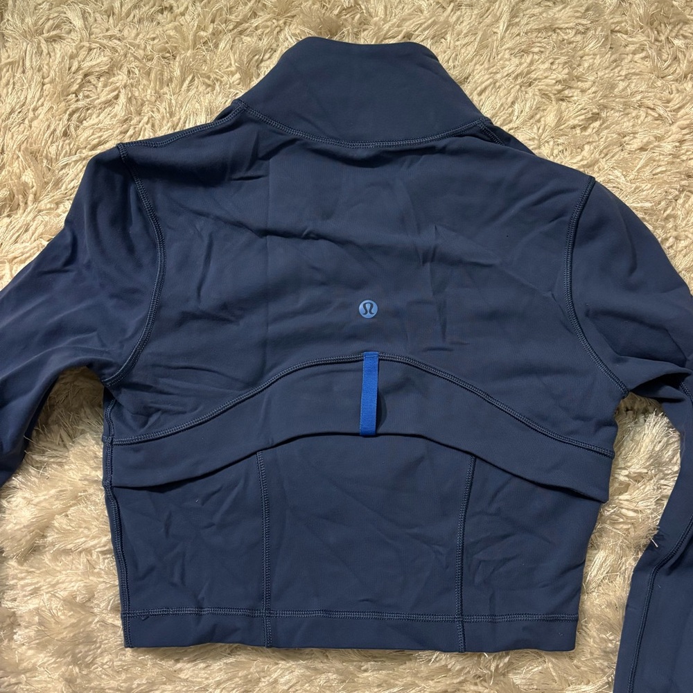 Lululemon Define Cropped Half Zip Jacket in Luon, Size 2